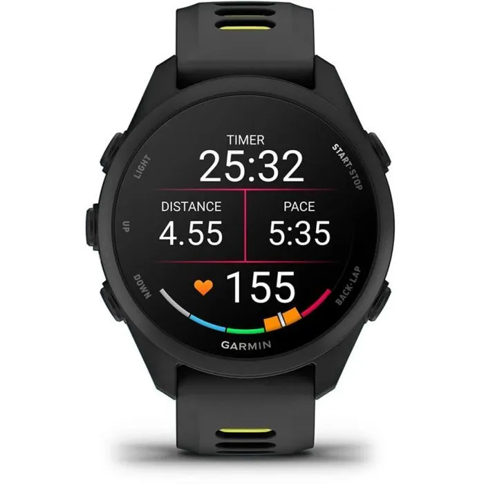 Смарт-годинник Garmin Forerunner 170, GPS, Black/Amp Yellow, GPS смарт-годинник (010-03920-00) зображення 8