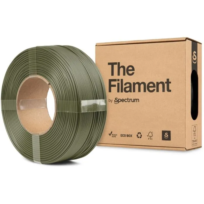 Пластик для 3D-принтера The Filament PLA Matte 1.75mm 1kg ReFill GREEN, CAMO (TF-24159) изображение 3