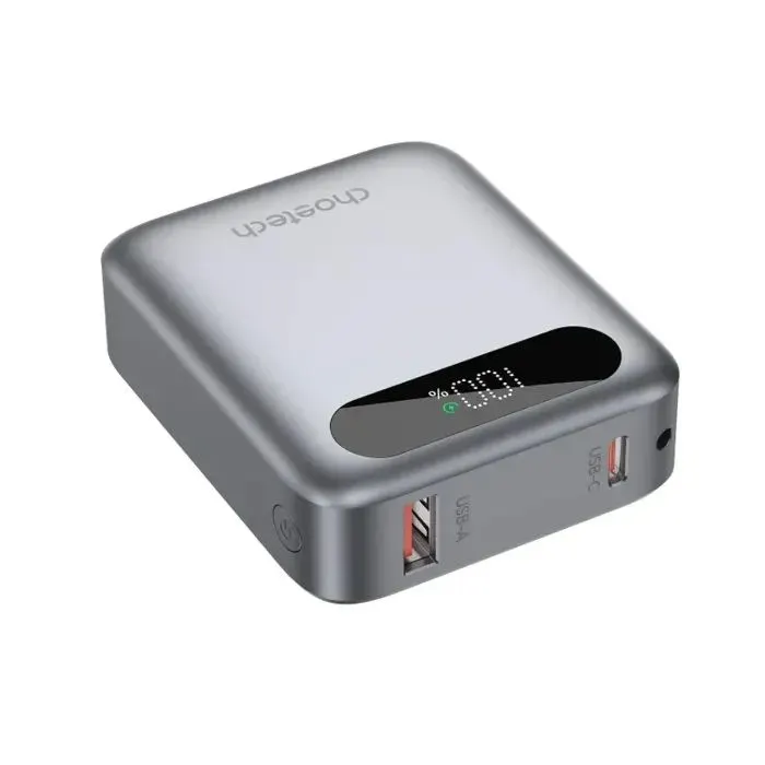 Батарея универсальная Choetech 10000mA, 22.5W, PD, QC, grey (B860-CCGY) изображение 2