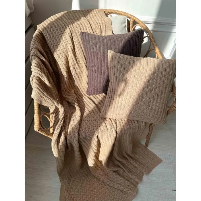 Плед Прованс COTTON бежевий 120 х 200 см (039527) зображення 10
