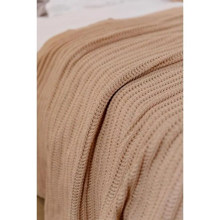 Плед Прованс COTTON бежевий 120 х 200 см (039527) зображення 2