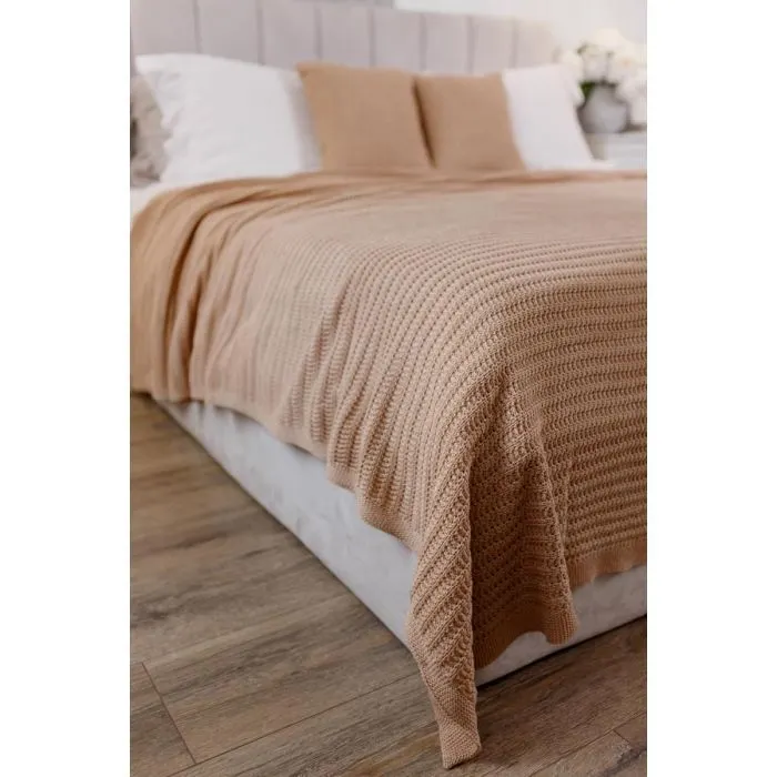 Плед Прованс COTTON бежевий 120 х 200 см (039527) зображення 6