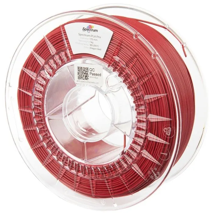 Пластик для 3D-принтера Spectrum PLA Pro 1.75mm 1kg Red, Dragon (80133)