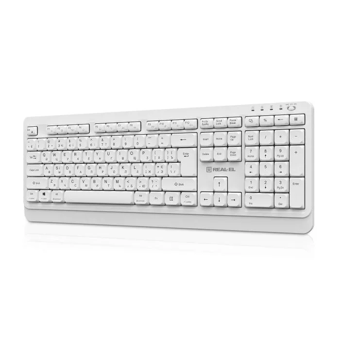 Клавиатура REAL-EL RK-761W Wireless White (EL123100059) изображение 3