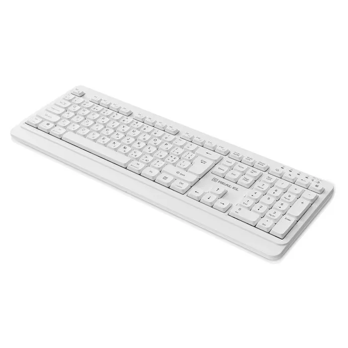 Клавиатура REAL-EL RK-761W Wireless White (EL123100059) изображение 4