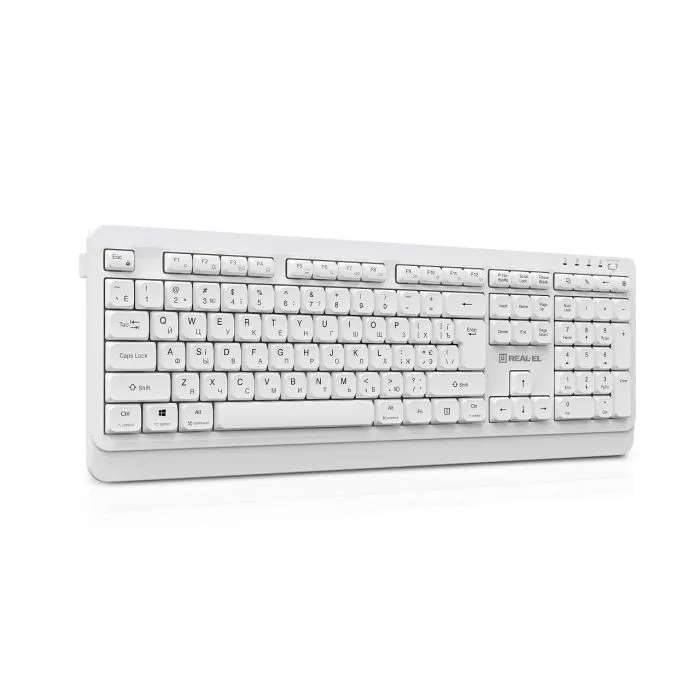 Клавиатура REAL-EL RK-761W Wireless White (EL123100059) изображение 5