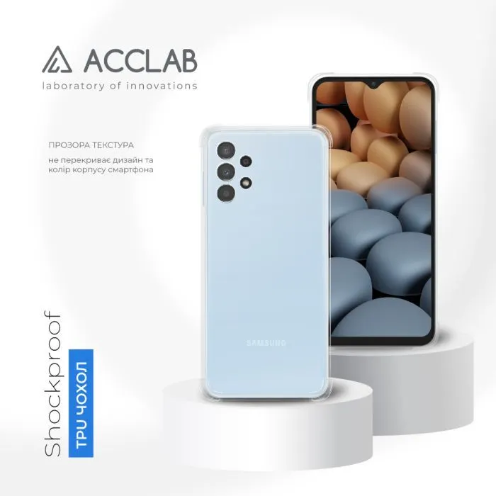 Чохол до мобільного телефона ACCLAB ShockProof Samsung Galaxy A13 4G Transparent (1283126553837) зображення 4