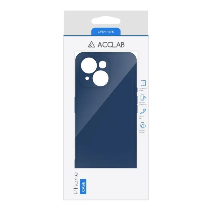 Чохол до мобільного телефона ACCLAB SoftShell Apple iPhone 15 Light Blue (1283126586347) зображення 2