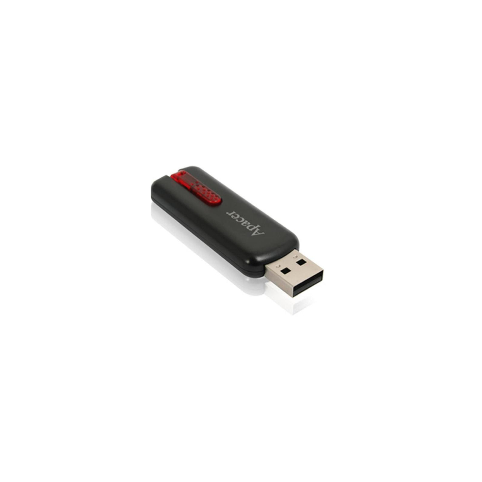 USB флеш накопитель Apacer 8GB AH326 black USB 2.0 (AP8GAH326B-1) изображение 6