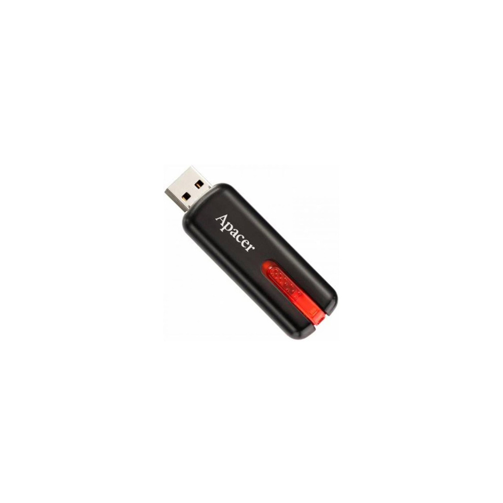 USB флеш накопичувач Apacer 8GB AH326 black USB 2.0 (AP8GAH326B-1) зображення 7