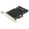 Контролер RAID SSD+SATAIII 6Gbps 4ch (3HDD+1SSD) MarvelHyper Duo PCI-E ST-Lab (A-550) зображення 2