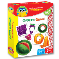 Настольная игра Vladi Toys Фрукты-овощи (укр.) (VT1306-06-1)