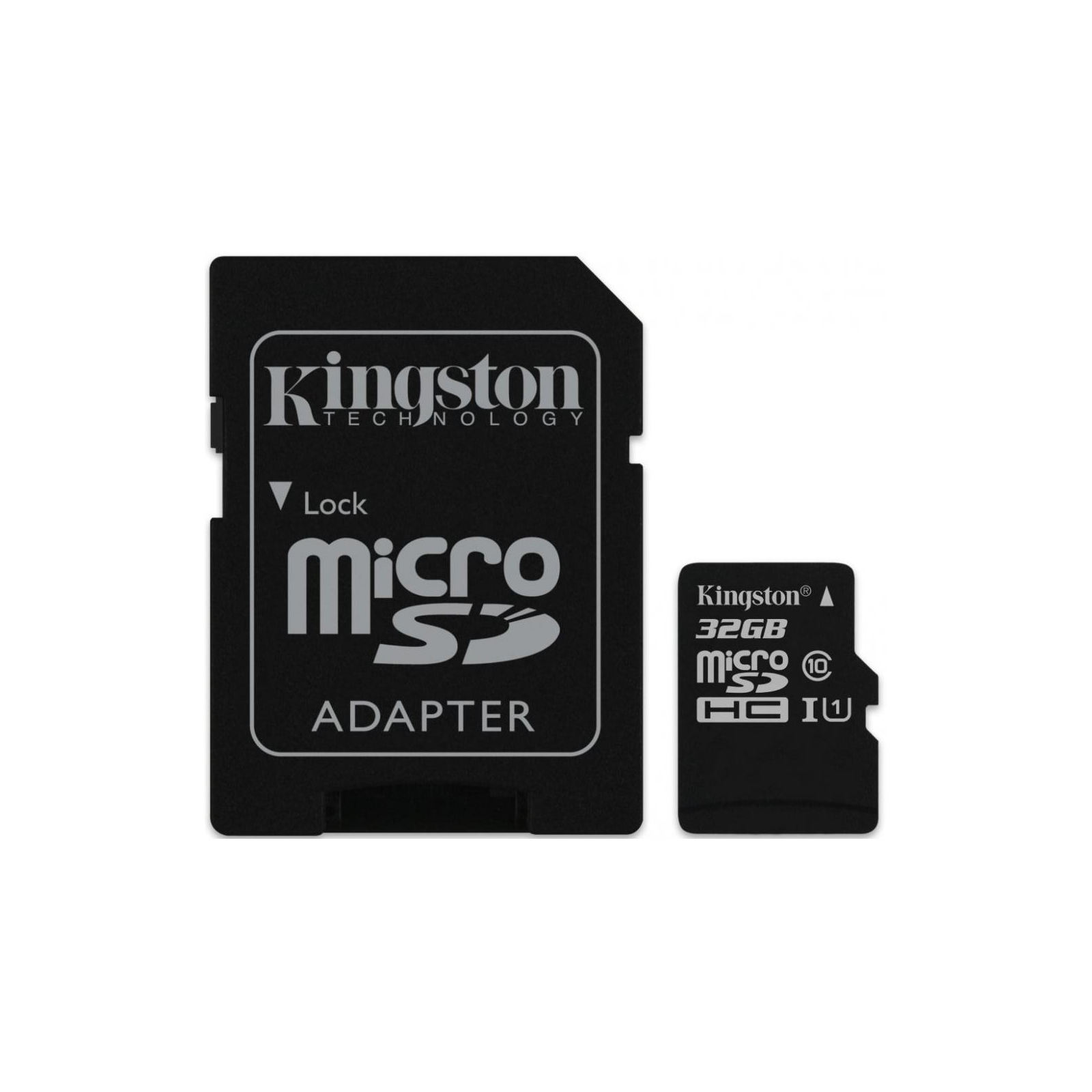 Карта памяти Kingston 32GB microSDHC Class 10 UHS-I (SDC10G2/32GB) изображение 4