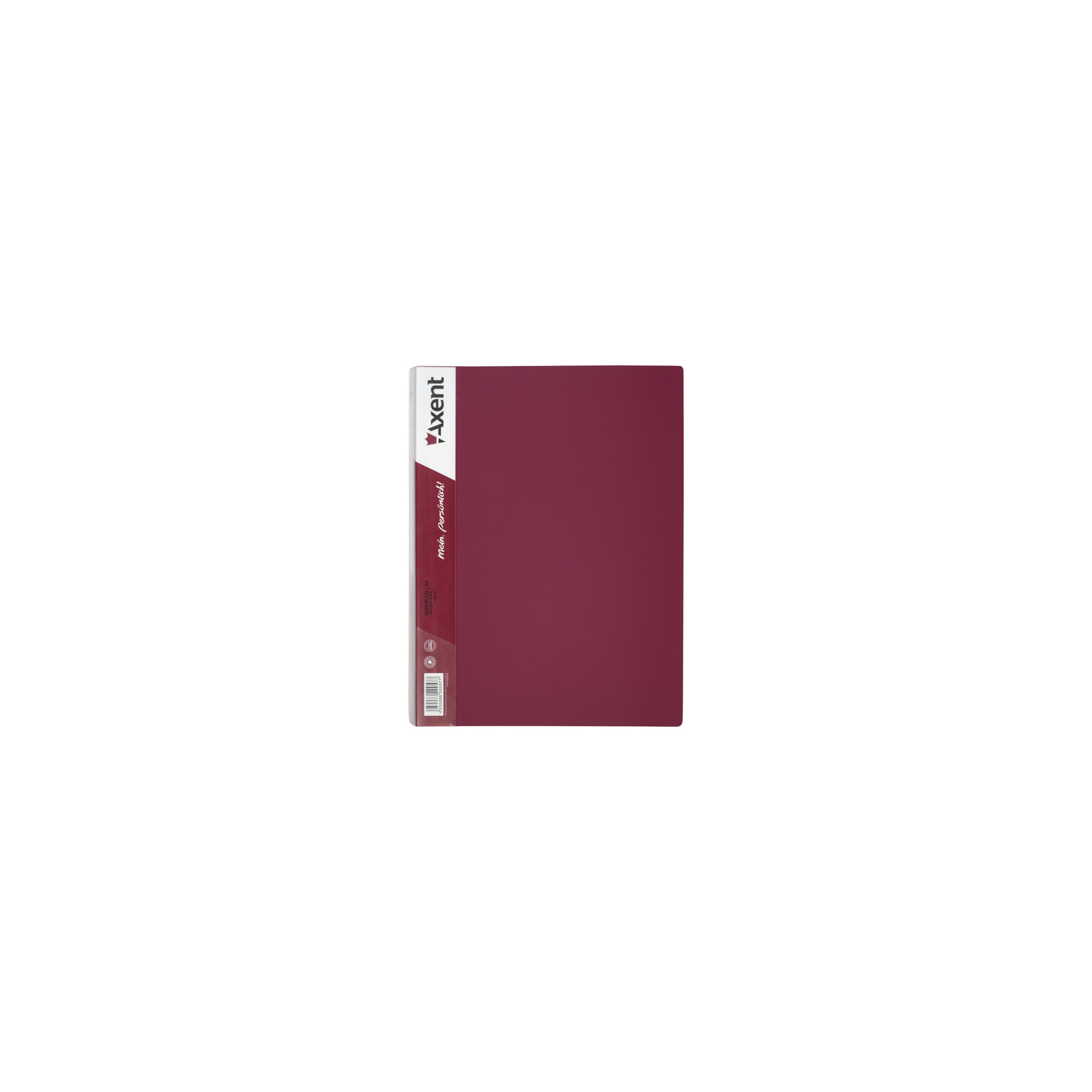 Папка с файлами Axent 60 sheet protectors, burgundy (1060-04-А)