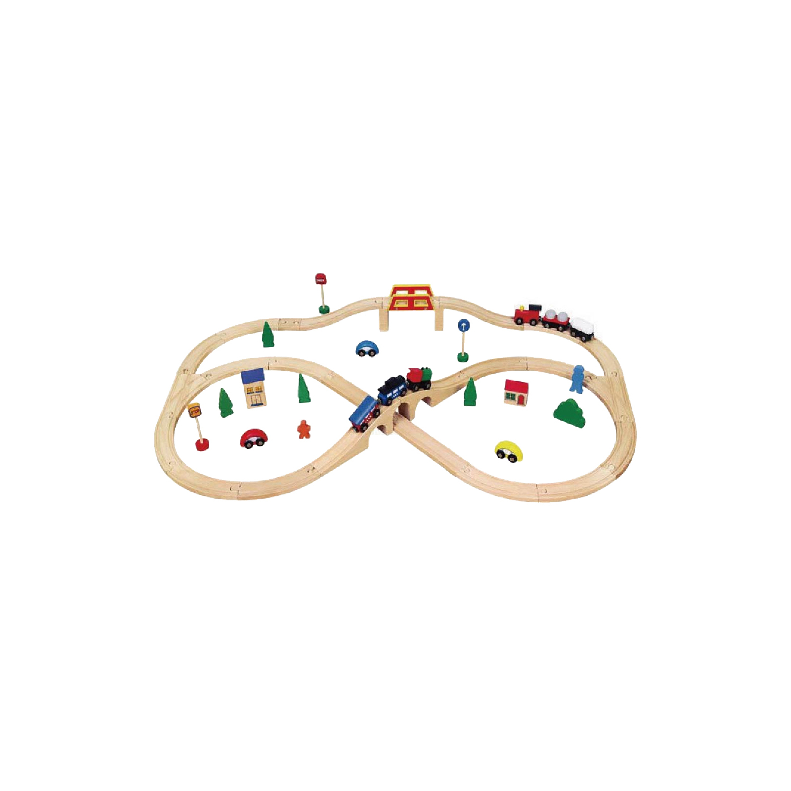 Железная дорога Viga Toys 49 деталей (56304)