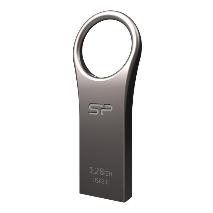 USB флеш накопитель Silicon Power 128GB Jewel J80 Titanium USB 3.0 (SP128GBUF3J80V1T) изображение 2