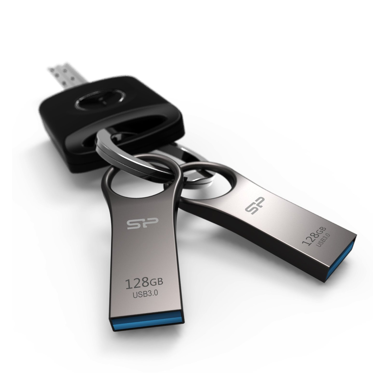 USB флеш накопитель Silicon Power 128GB Jewel J80 Titanium USB 3.0 (SP128GBUF3J80V1T) изображение 5
