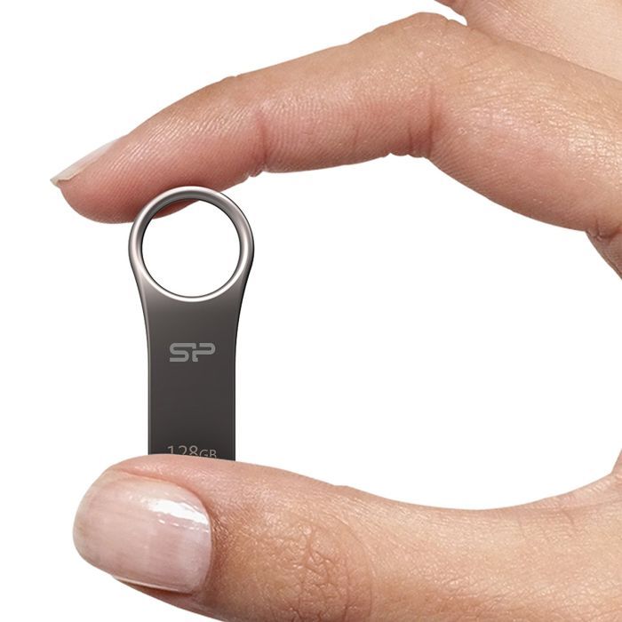 USB флеш накопитель Silicon Power 128GB Jewel J80 Titanium USB 3.0 (SP128GBUF3J80V1T) изображение 7