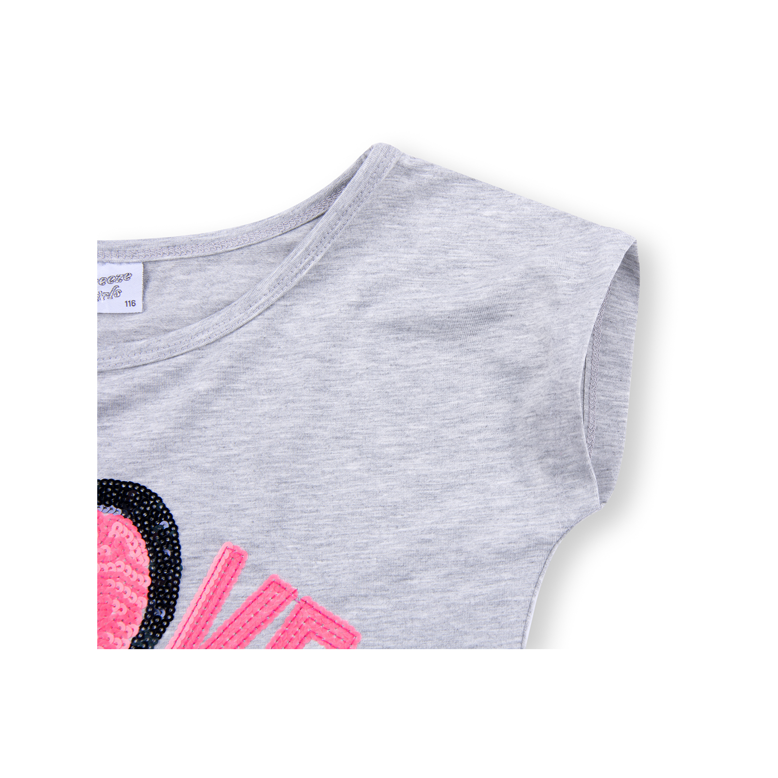 Набір дитячого одягу Breeze "LOVE" з паєток (9007-116G-pink) зображення 6