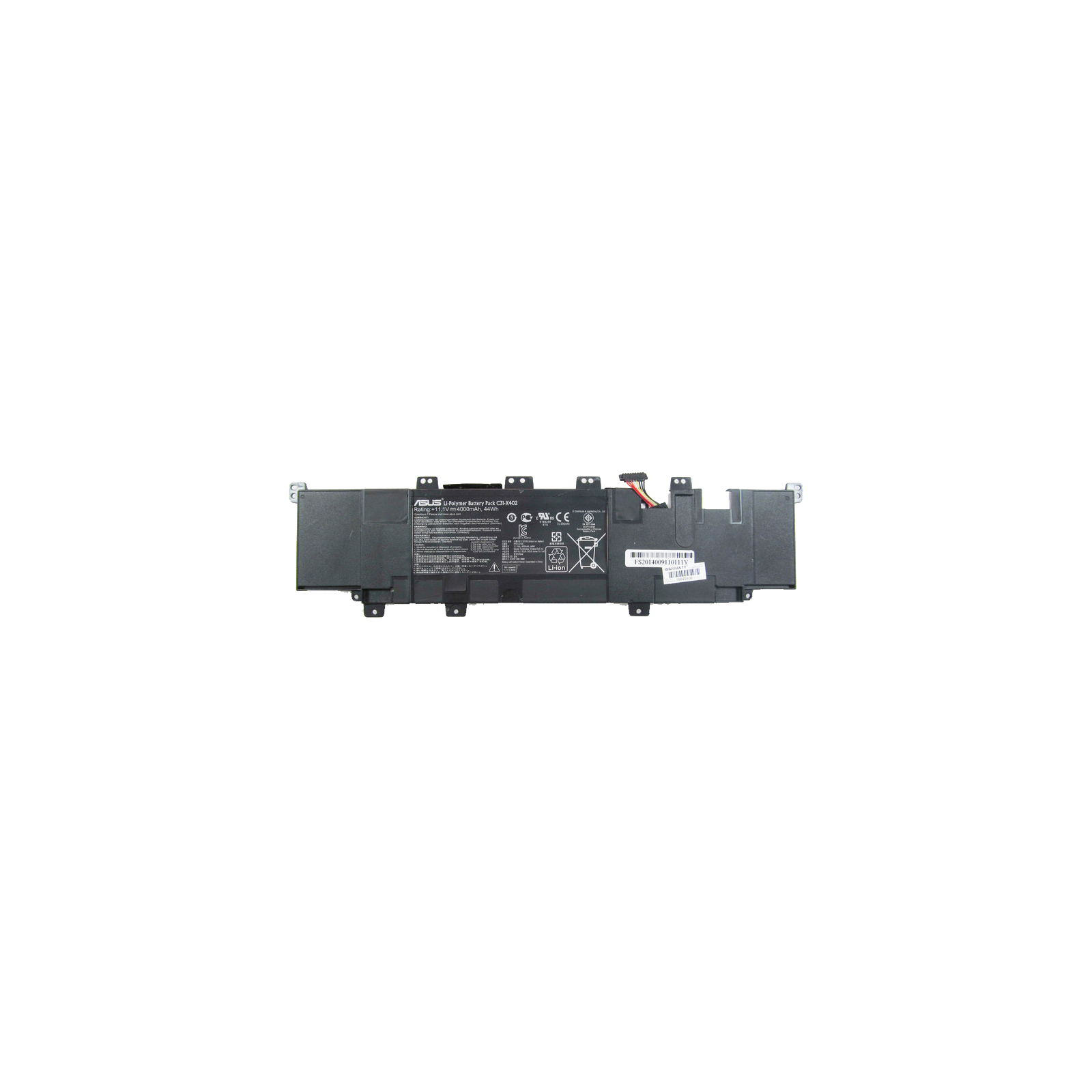 Аккумулятор для ноутбука ASUS Asus C21-X402 4000mAh (44Wh) 4cell 11.1V Li-ion (A41850)