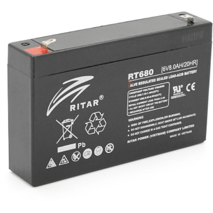 Батарея к ИБП Ritar AGM RT680, 6V-8Ah (RT680B)