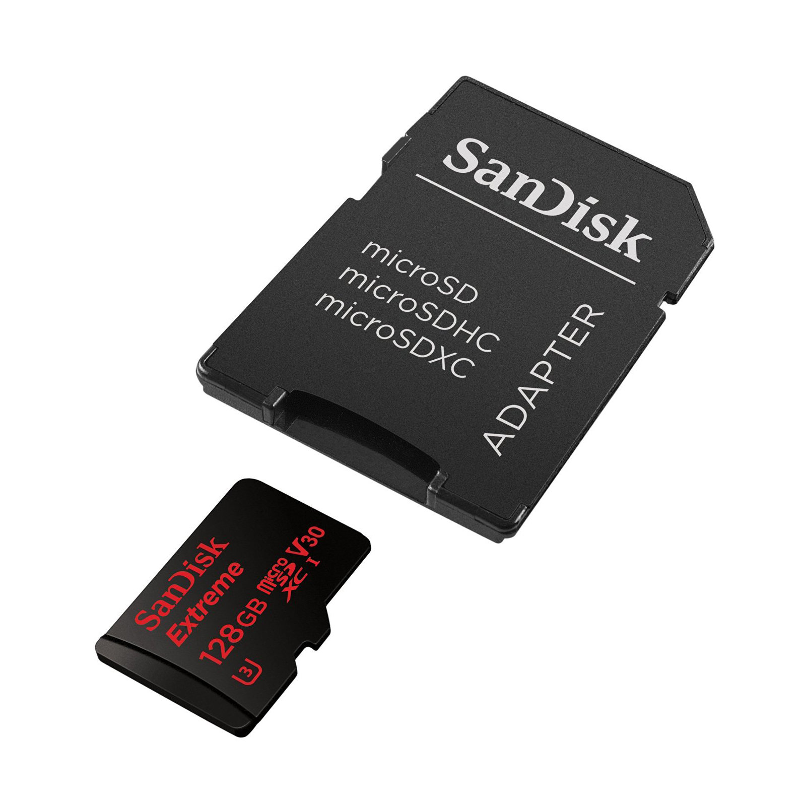Карта памяти SanDisk 128GB microSD class 10 V30 A1 UHS-I U3 4K Extreme Pro (SDSQXCG-128G-GN6MA) изображение 4