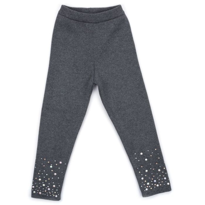 Лосины детские Na со стразами (GR009-98G-gray)