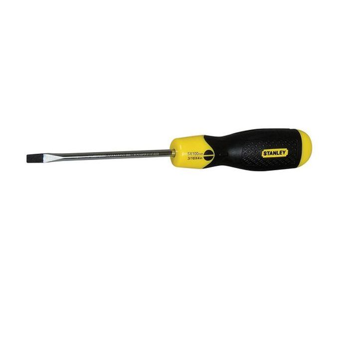 Отвертка Stanley "Cushion Grip", SL5x100 мм (0-64-916)