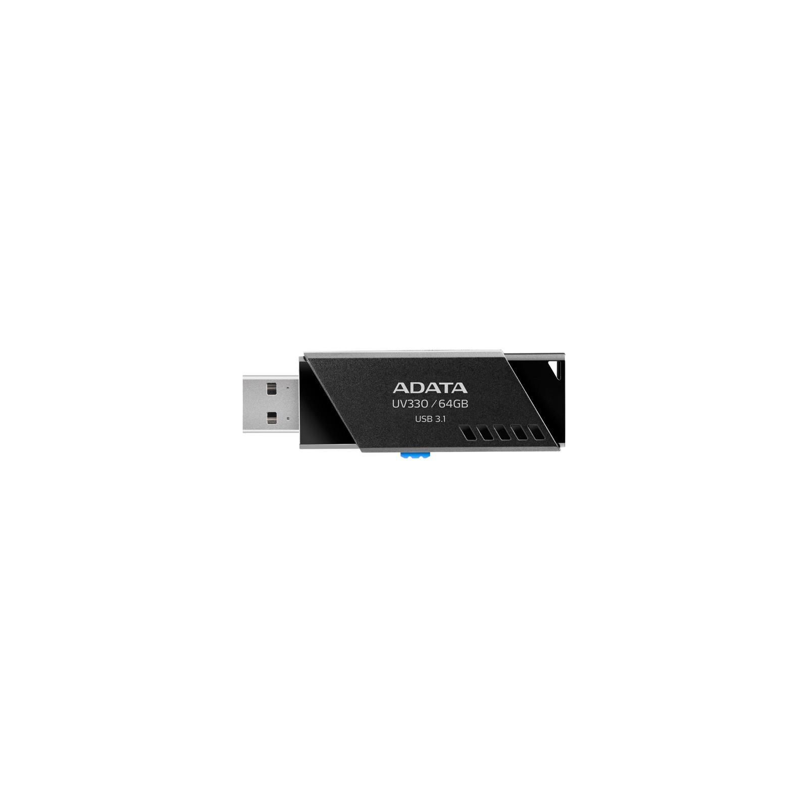 USB флеш накопичувач ADATA 64GB UV330 Black USB 3.1 (AUV330-64G-RBK)