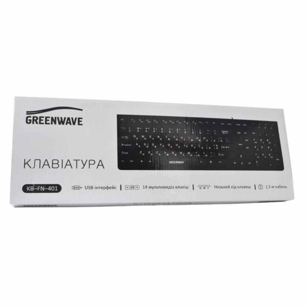 Клавіатура Greenwave KB-FN-401 black (R0015249) зображення 7