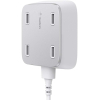 Зарядное устройство Belkin 4USB Charger 5.4 A c кабелем С7/3m, ,AC,UNV,26W,WHT (F8M990VFWHT)