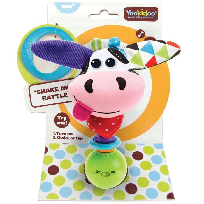 Погремушка Yookidoo музыкальная Коровка (25295) изображение 6