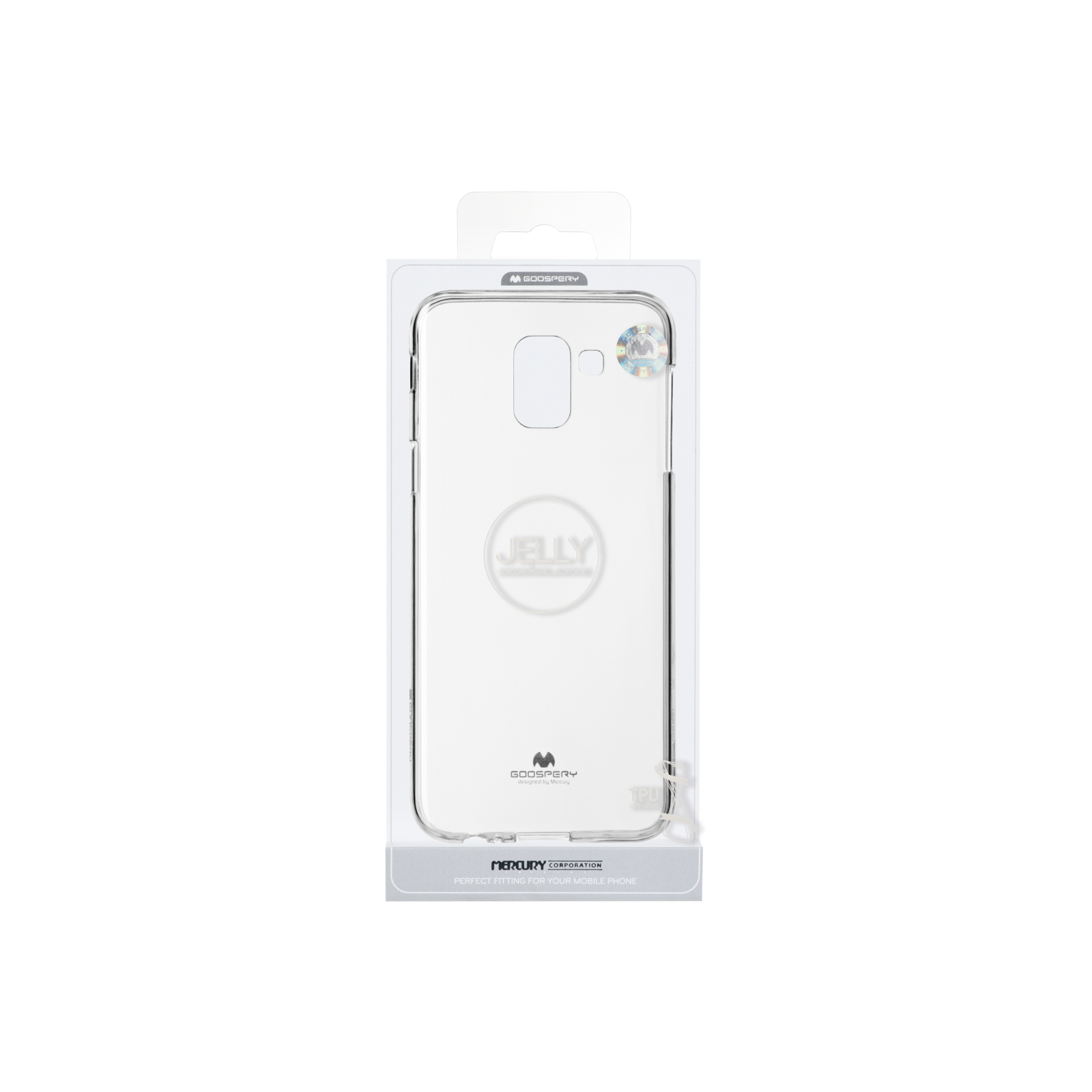 Чехол для мобильного телефона Goospery Transparent Jelly Samsung Galaxy J6 J600 Transparent (8809610569967) изображение 3