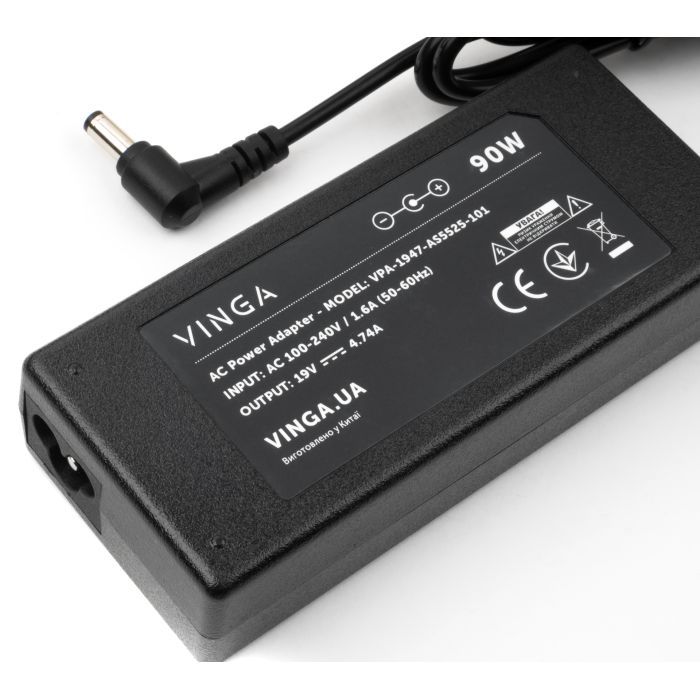 Блок питания к ноутбуку Vinga ASUS 90W 19V 4.74A 5.5*2.5 (VPA-1947-AS5525-101) изображение 3