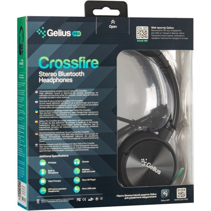 Навушники Gelius Pro Crossfire Pink (GP HP-007 Pink) зображення 9