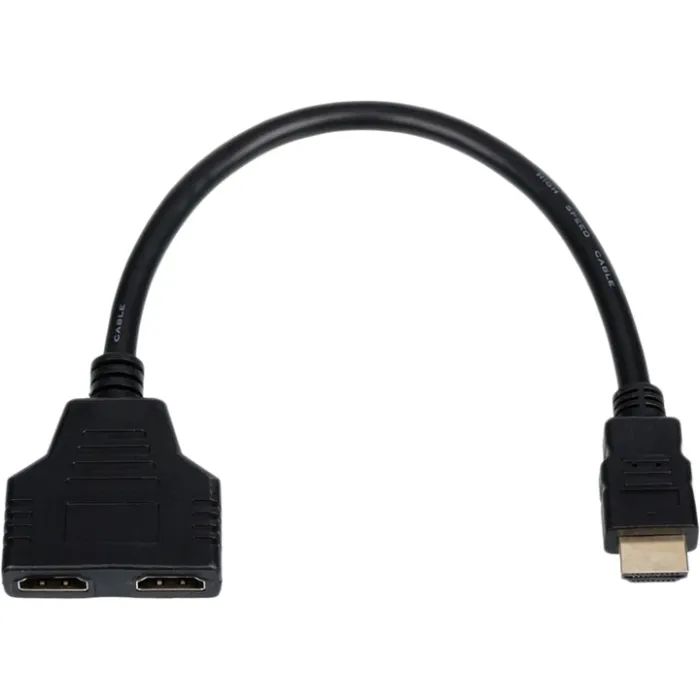 Перехідник HDMI M to 2 HDMI F 10 cm Atcom (10901)
