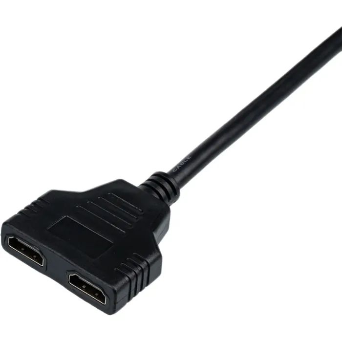 Перехідник HDMI M to 2 HDMI F 10 cm Atcom (10901) зображення 2