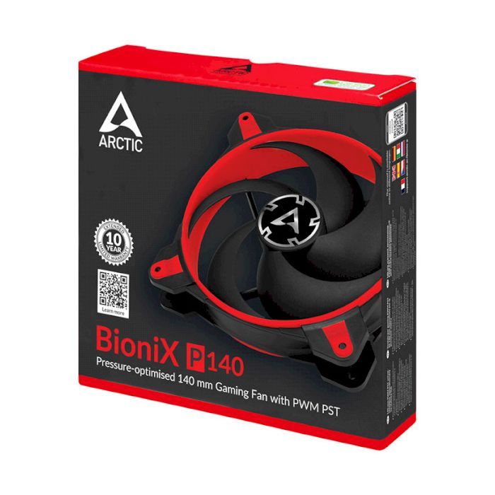 Кулер для корпуса Arctic BioniX P140 Red (ACFAN00127A) изображение 4
