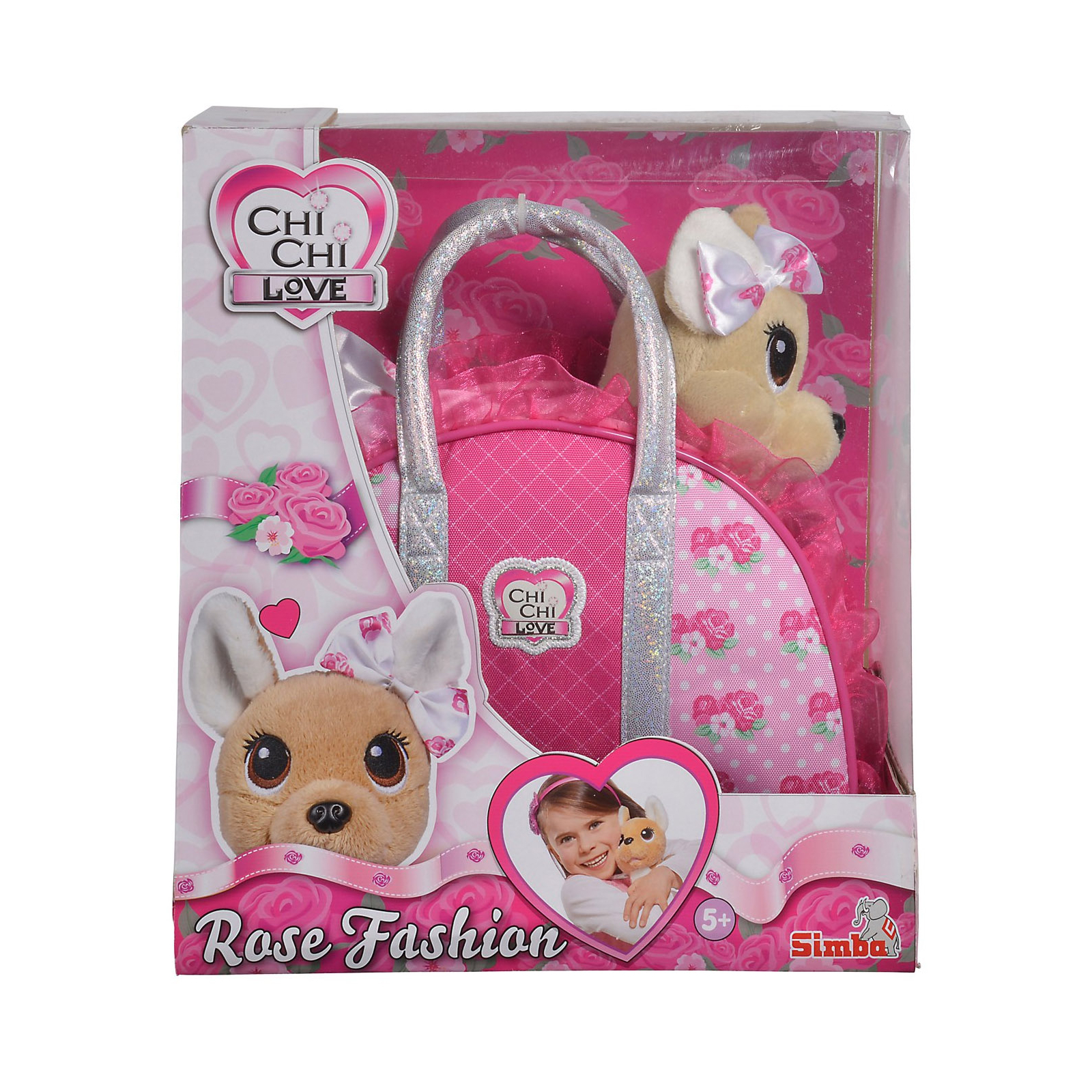 М'яка іграшка Simba Toys Chi Chi Love Чихуахуа Рожева мода із сумочкою (5893346) зображення 3