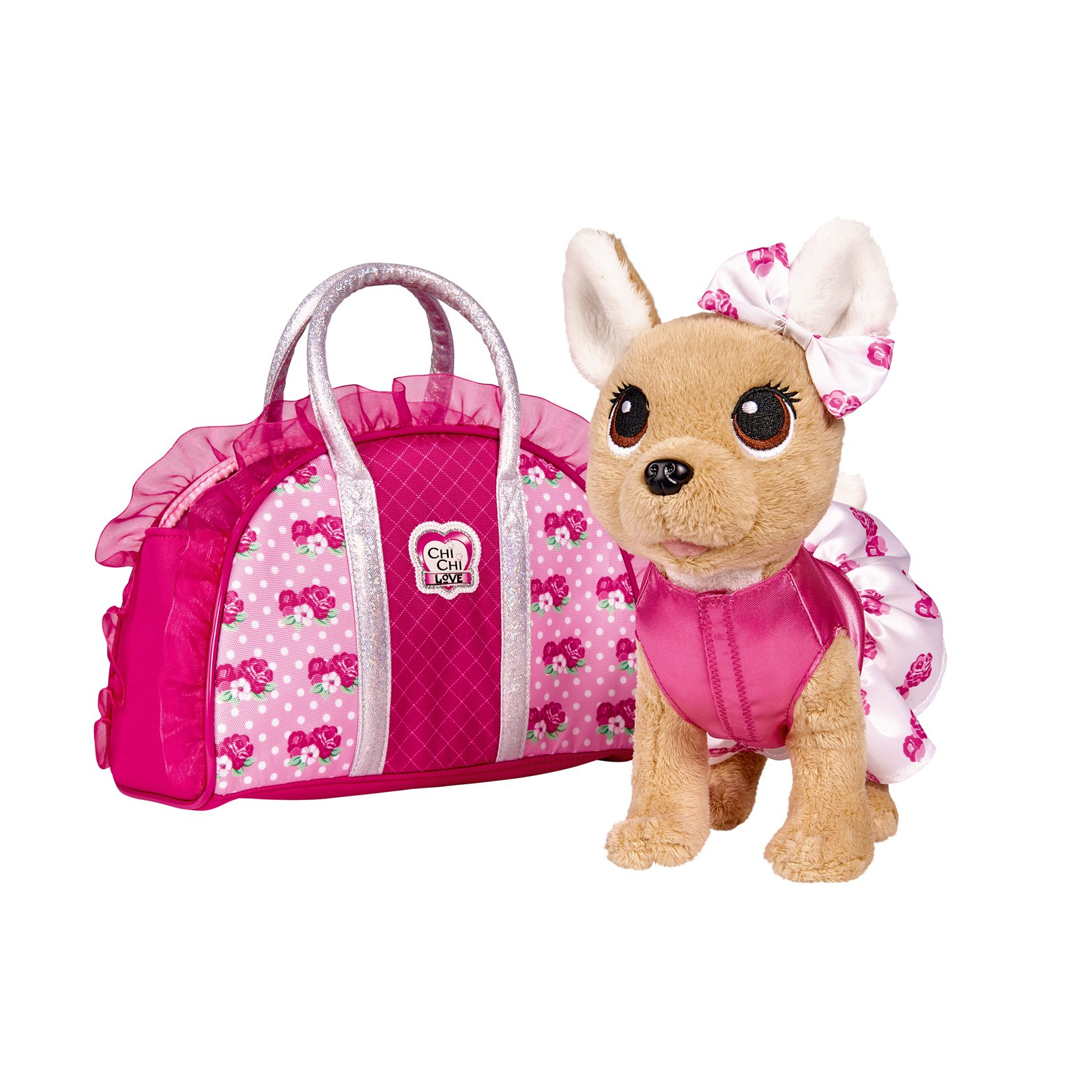 Мягкая игрушка Simba Chi Chi Love Чихуахуа Розовая мода с сумочкой (5893346)