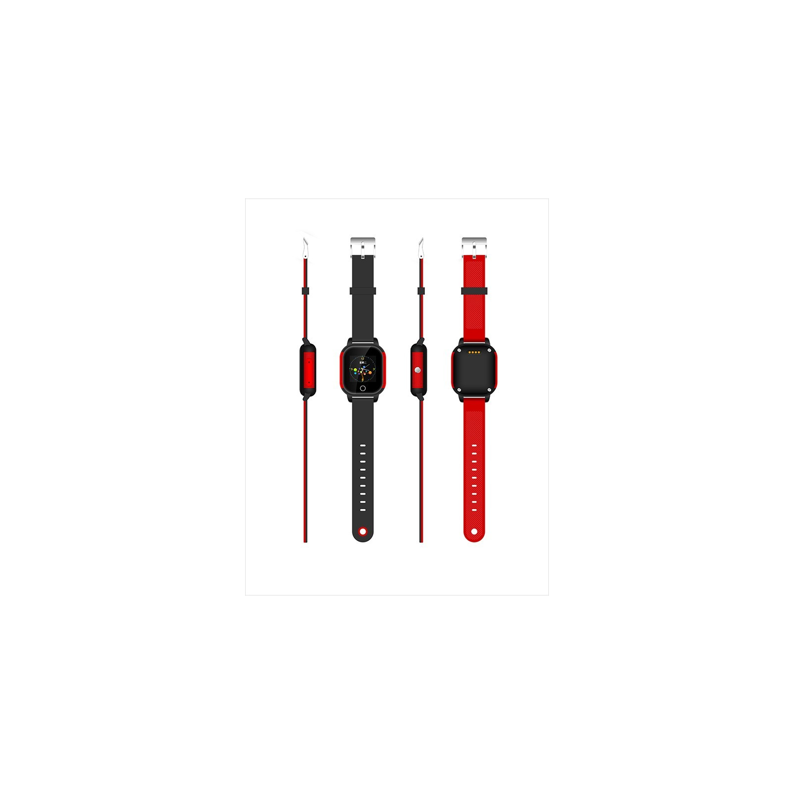 Смарт-годинник UWatch GW700S Kid smart watch Black/Red (F_86983) зображення 2