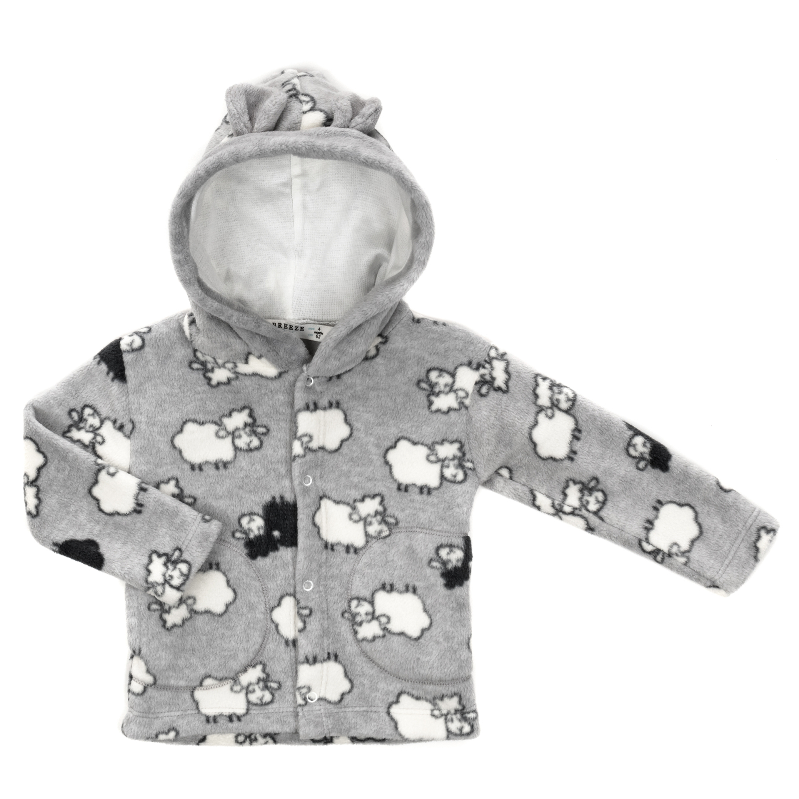 Набор детской одежды Breeze флисовый (BTS-176-62B-gray) изображение 2