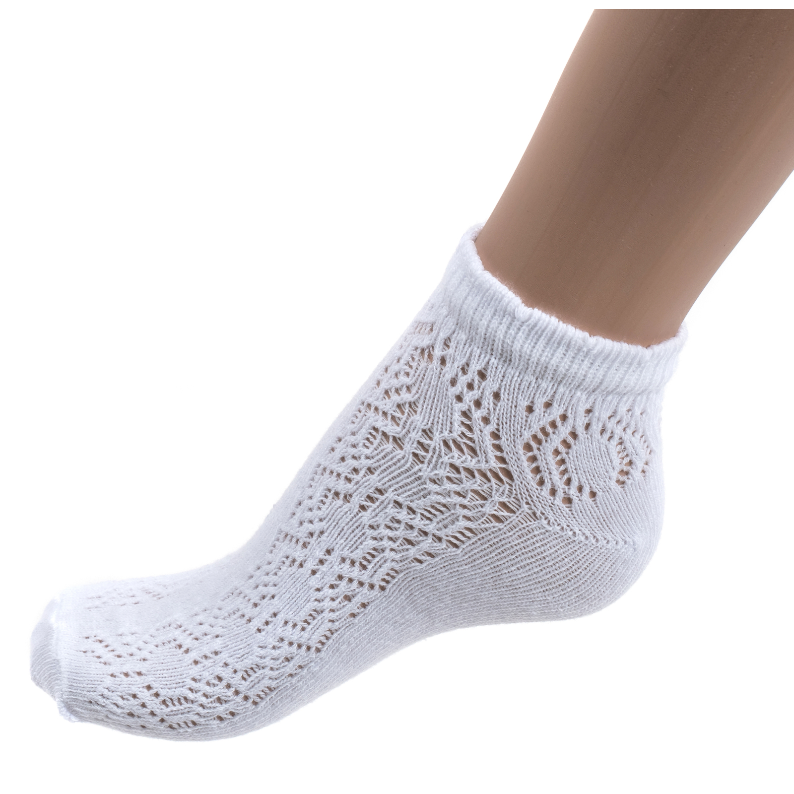 Шкарпетки дитячі BNM мереживні (M0C0201-3G-white)