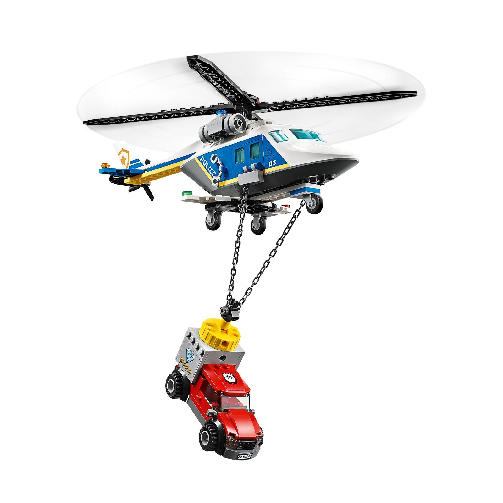 Конструктор LEGO Погоня на поліцейському гелікоптері (60243) зображення 3