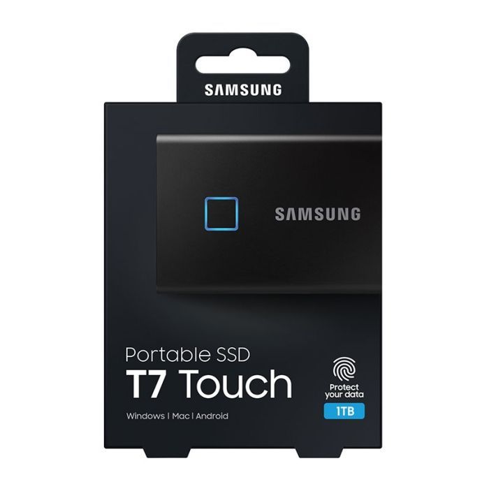 Накопитель SSD USB 3.2 1TB T7 Touch Samsung (MU-PC1T0K/WW) изображение 11