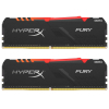 Модуль памяти для компьютера DDR4 32GB (2x16GB) 3600 MHz HyperX Fury RGB Kingston Fury (ex.HyperX) (HX436C17FB3AK2/32)