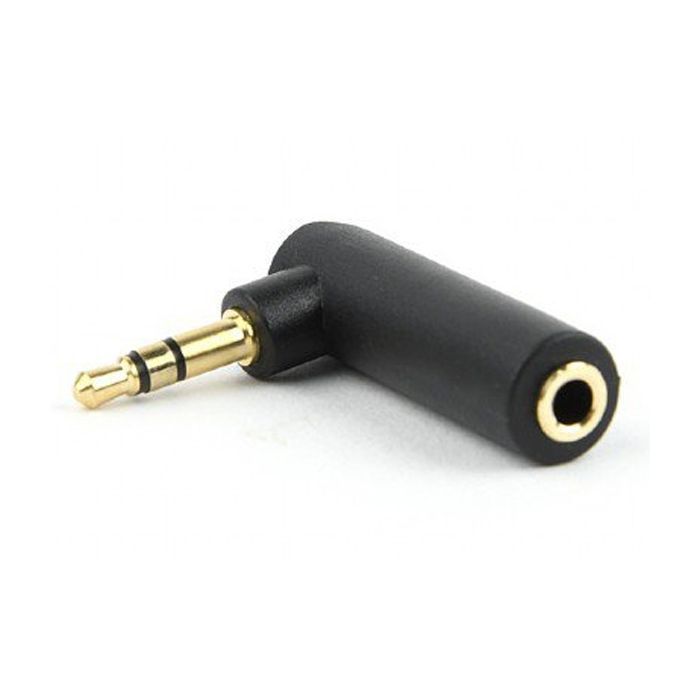 Переходник 3.5мм M / F 3.5 мм угловой Cablexpert (A-3.5M-3.5FL)