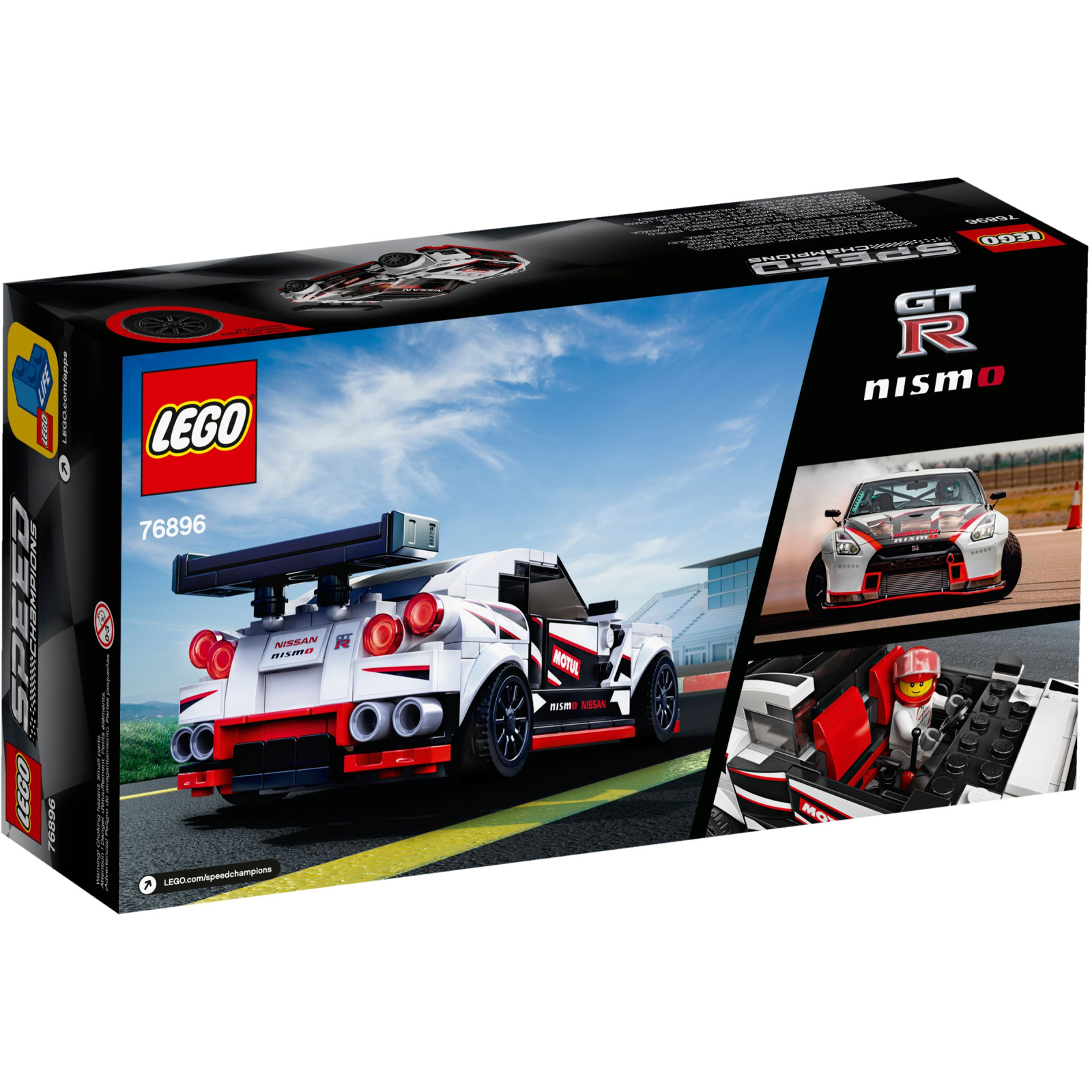 Конструктор LEGO Speed Champions Автомобіль Nissan GT-R NISMO 298 деталей (76896) зображення 4