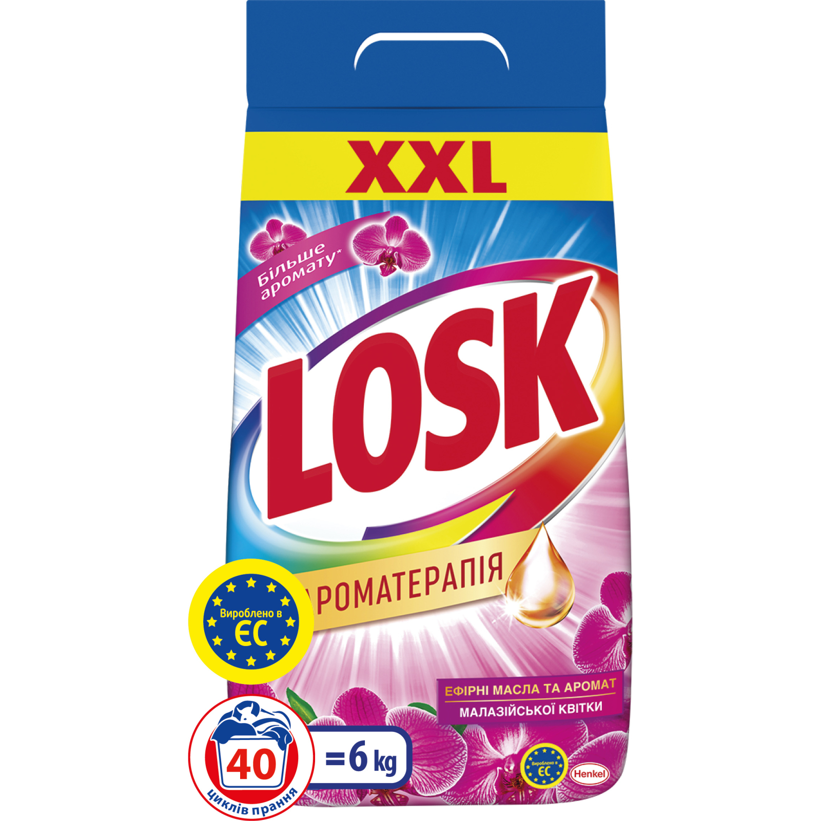Стиральный порошок Losk автомат аромат Малайзийских цветов 6 кг (9000101412857)