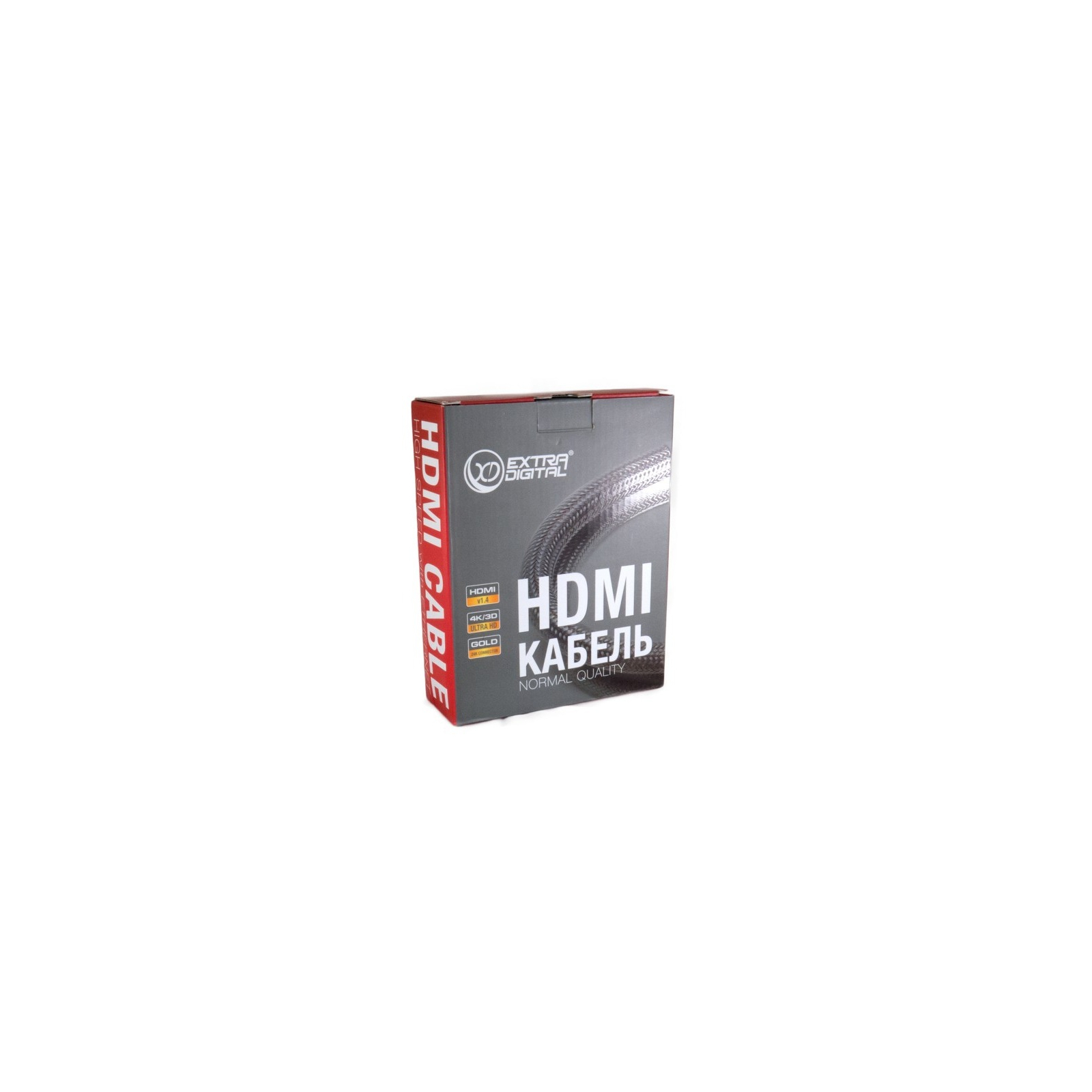 Кабель мультимедійний HDMI to HDMI 10.0m v1.4B 28awg, 14+1, CCS Extradigital (KBH1748) зображення 6